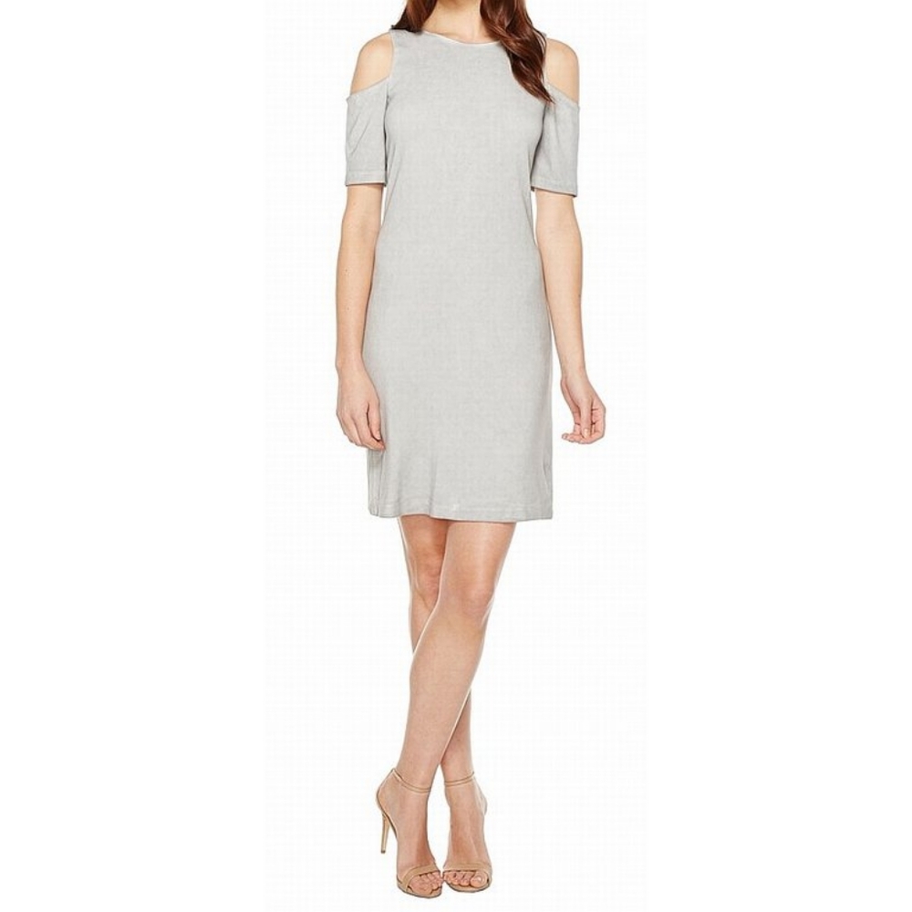Tart Grey Cold Shoulder Dress - XS